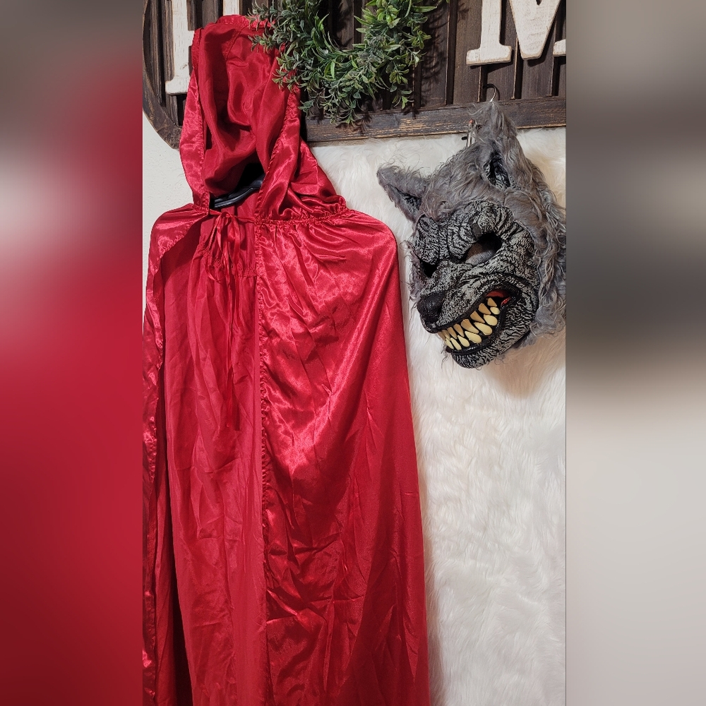 Little Red Riding Hood Cape And Wolf Mask